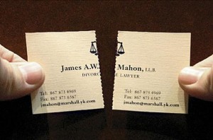 Divorce Lawyer Business Card