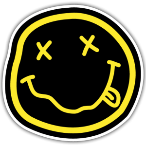 Nirvana Band Circle Sticker