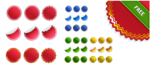 Sticker PSD Variety Pack Download