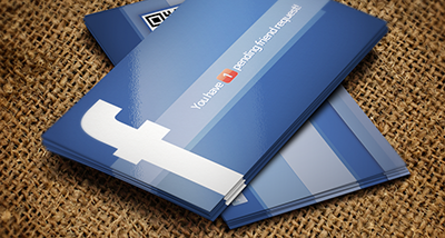 Facebook Business Card Design