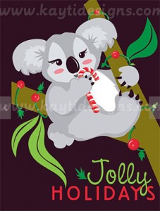 Koala-Bear-Christmas-2013-printable-card