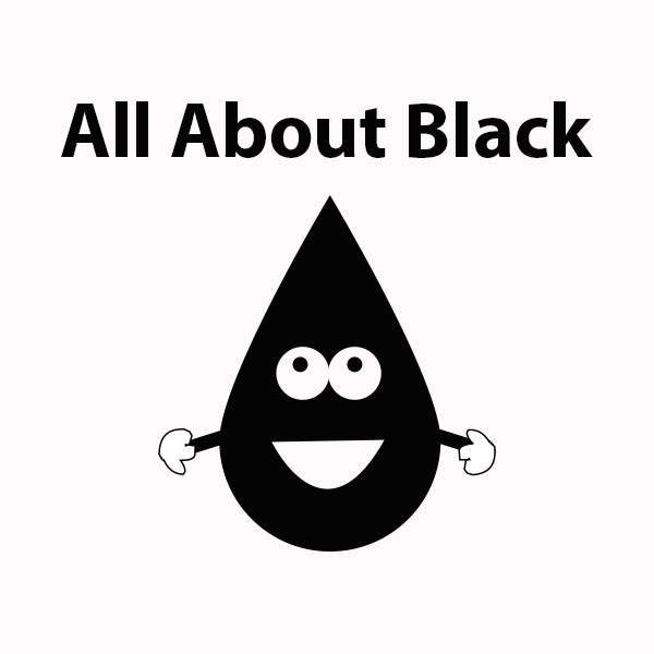 All about using the color black in print design.
