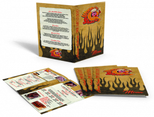 Take Out Menu Restaurant Marketing